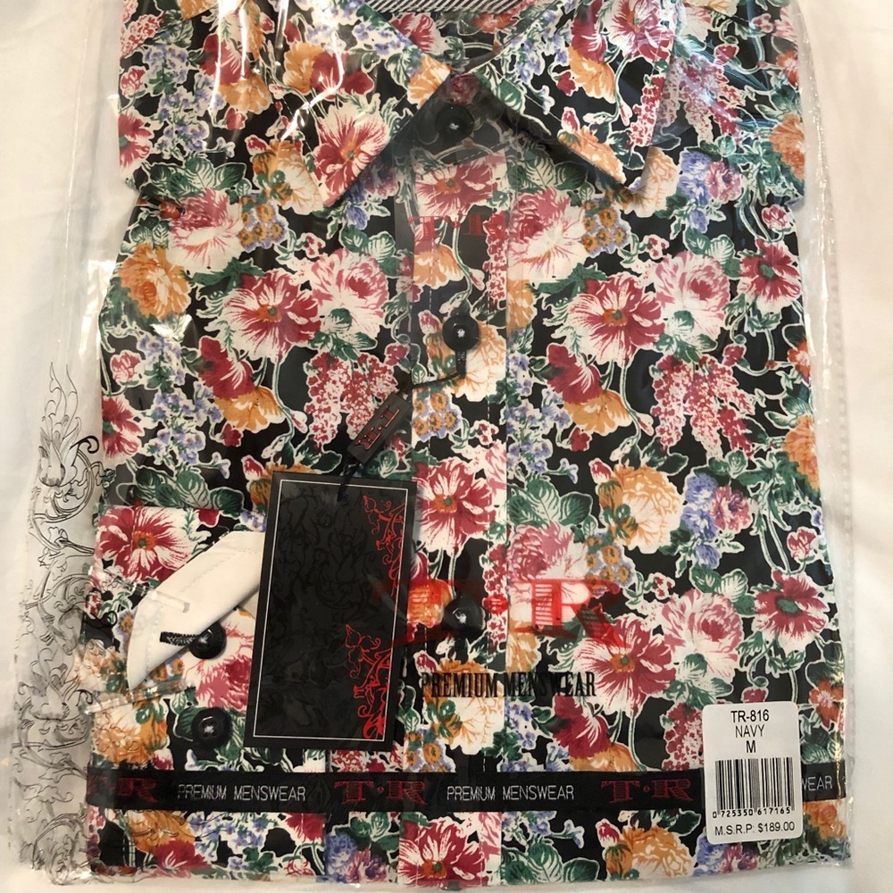 NWT TR Premium Men’s Floral Shirt from Nordstrom